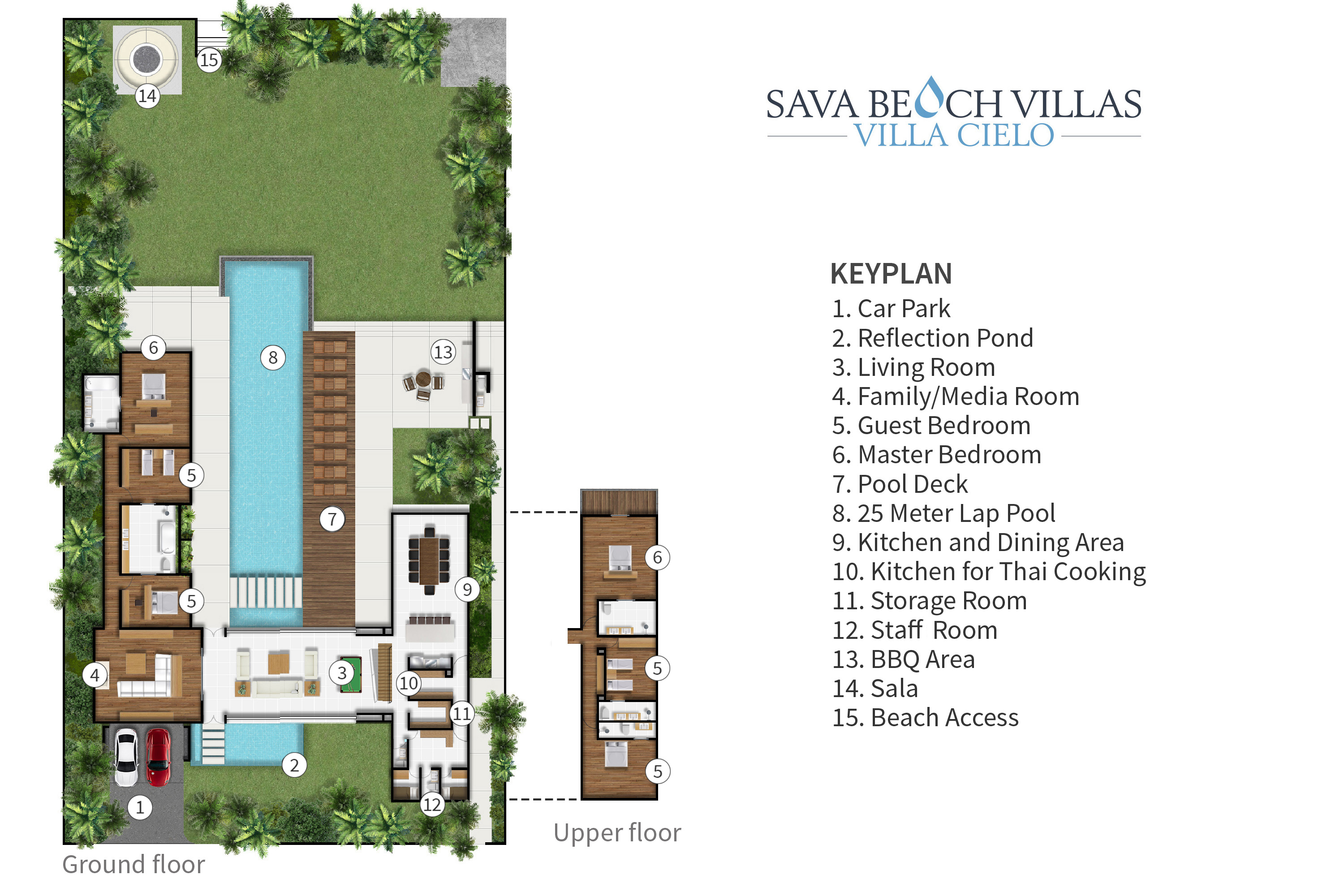 Villa Cielo - Floorplan